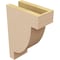 Ekena Millwork 4"W x 8"D x 12"H Classic Alpine Rough Cedar Woodgrain TimberThane Corbel, Primed Tan CORUR04X08X12ALPRCPR - alternate 2